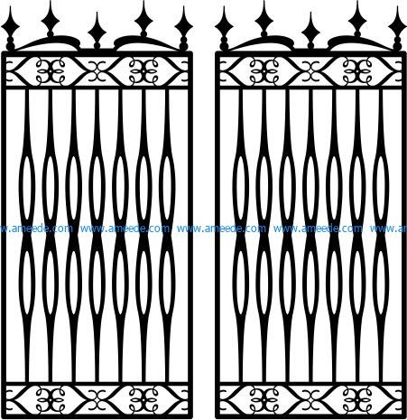 iron barn fence file cdr and dxf free vector download for Laser cut plasma