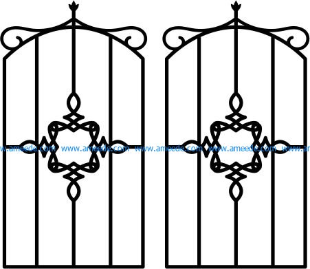 iron bars spiral-shaped file cdr and dxf free vector download for Laser cut plasma