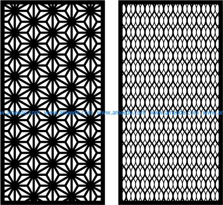 lozenge partition file cdr and dxf free vector download for Laser cut plasma