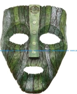 mask loki  file cdr and dxf free vector download for Laser cut