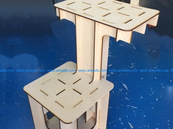 mdf wooden bracket file cdr and dxf free vector download for Laser cut CNC