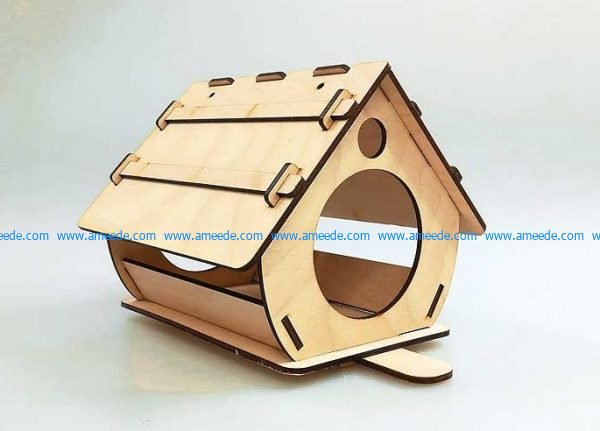 nesting houses to house birds file cdr and dxf free vector download for Laser cut CNC