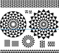 pineapple-shaped pattern file cdr and dxf free vector download for Laser