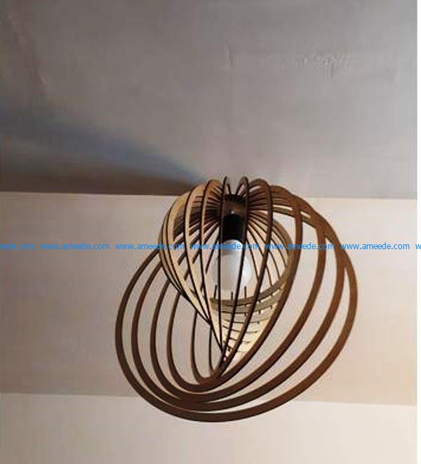 Free CNC Laser Cut Lamp Design Idea Download