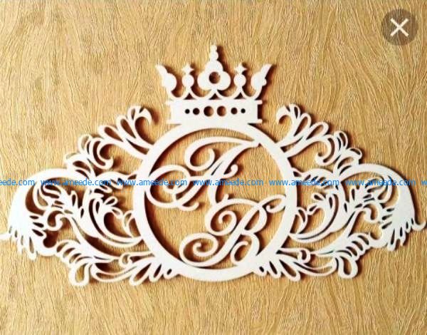 royal pattern free vector download for Laser cut CNC