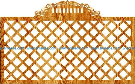 screen partition file cdr and dxf free vector download for Laser cut CNC