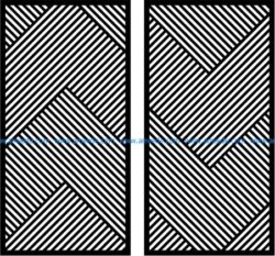 striped art partition file cdr and dxf free vector download for Laser cut plasma