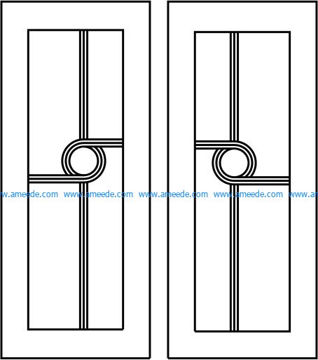 swirling texture door file cdr and dxf free vector download for CNC cut