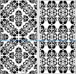 symmetrical pattern panel screen file cdr and dxf free vector download for Laser cut CNC