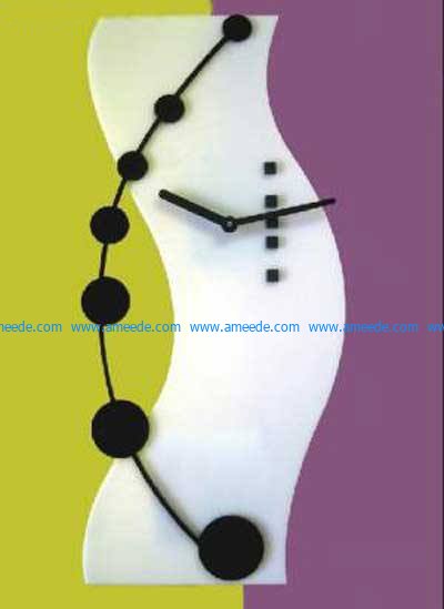 the clock shaped like a tree file cdr and dxf free vector download for Laser cut plasma