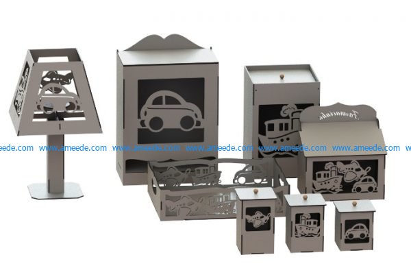 transport lamp file cdr and dxf free vector download for Laser cut CNC