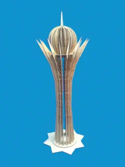 Bayterek Tower file cdr and dxf free vector download for Laser cut