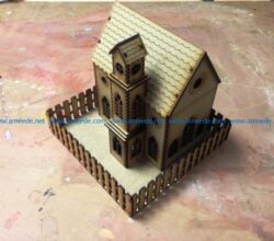 Beautiful gothic home file cdr and dxf free vector download for Laser cut CNC