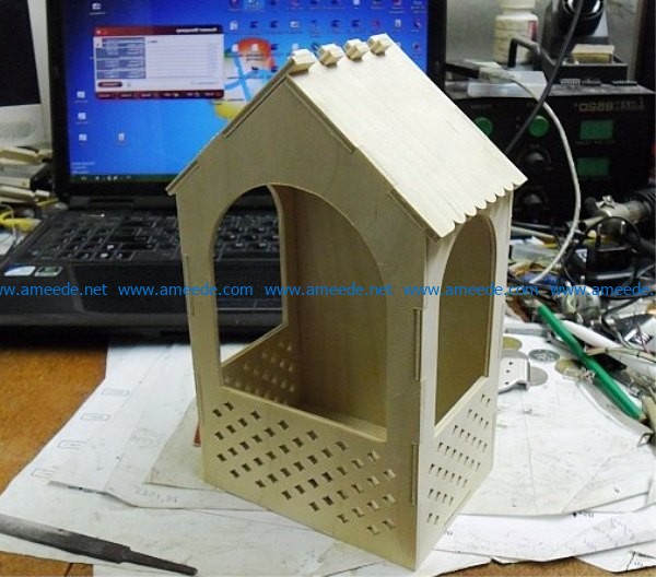 Bird house file cdr and dxf free vector download for Laser cut