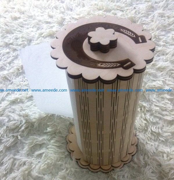 Boom Napkin Holder file cdr and dxf free vector download for Laser cut