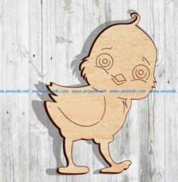 Chicken file cdr and dxf free vector download for Laser cut
