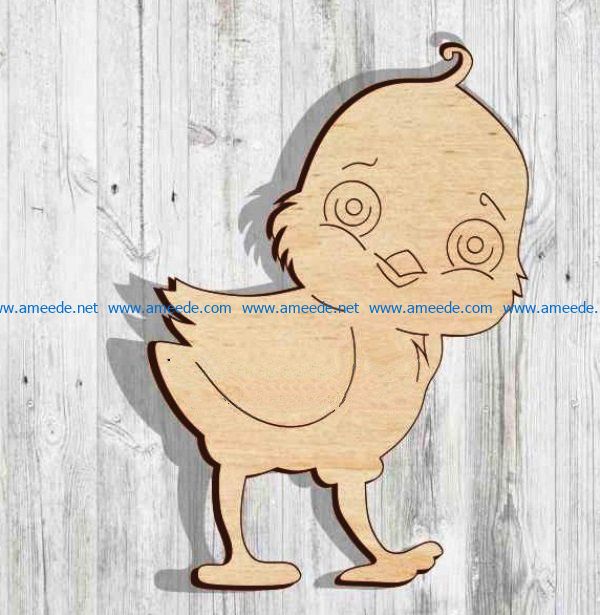 Chicken file cdr and dxf free vector download for Laser cut