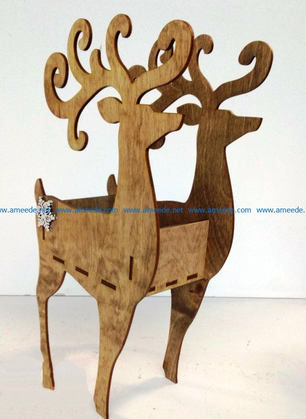 Deer Kitchen file cdr and dxf free vector download for Laser cut