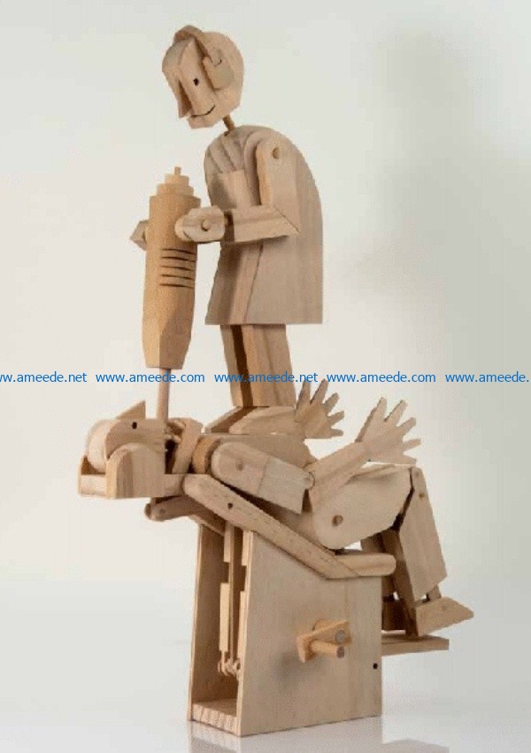 Dental examination file PDF free vector download for Laser cut CNC