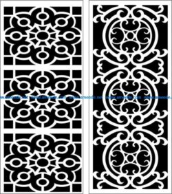 Design pattern panel screen E0006159 file cdr and dxf free vector download for Laser cut CNC