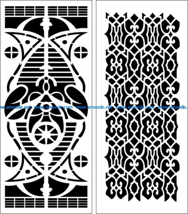 Design pattern panel screen E0006160 file cdr and dxf free vector download for Laser cut CNC