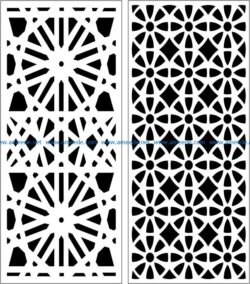 Design pattern panel screen E0006202 file cdr and dxf free vector download for Laser cut CNC