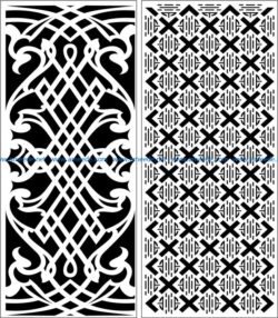 Design pattern panel screen E0006203 file cdr and dxf free vector download for Laser cut CNC