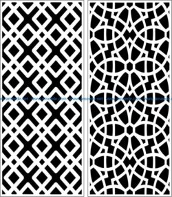 Design pattern panel screen E0006204 file cdr and dxf free vector download for Laser cut CNC