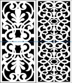 Design pattern panel screen E0006205 file cdr and dxf free vector download for Laser cut CNC