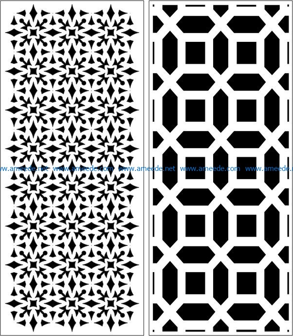Design pattern panel screen E0006243 file cdr and dxf free vector download for Laser cut CNC