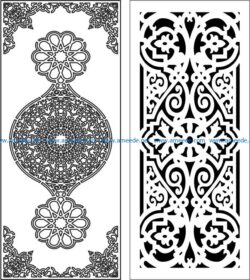 Design pattern panel screen E0006244 file cdr and dxf free vector download for Laser cut CNC