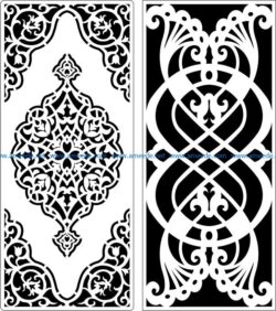 Design pattern panel screen E0006247 file cdr and dxf free vector download for Laser cut CNC