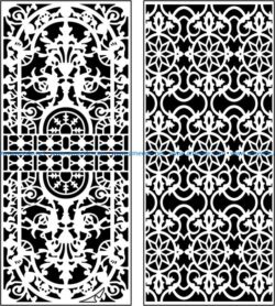 Design pattern panel screen E0006248 file cdr and dxf free vector download for Laser cut CNC