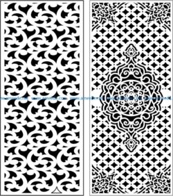 Design pattern panel screen E0006249 file cdr and dxf free vector download for Laser cut CNC