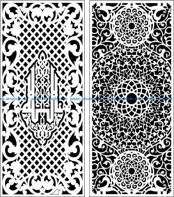 Design pattern panel screen E0006314 file cdr and dxf free vector download for Laser cut CNC