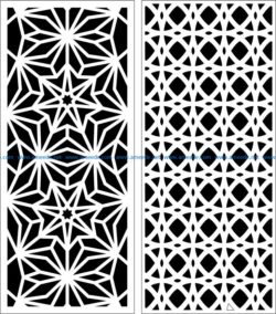 Design pattern panel screen E0006315 file cdr and dxf free vector download for Laser cut CNC