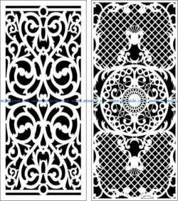 Design pattern panel screen E0006388file cdr and dxf free vector download for Laser cut CNC