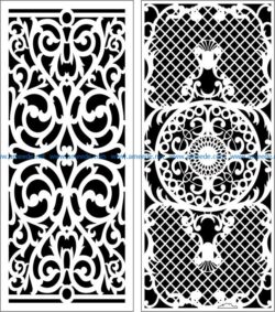 Design pattern panel screen E0006388file cdr and dxf free vector download for Laser cut CNC