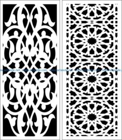 Design pattern panel screen E0006762 file cdr and dxf free vector download for Laser cut CNC