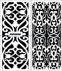 Design pattern panel screen E0006765 file cdr and dxf free vector download for Laser cut CNC