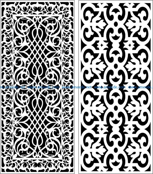Design pattern panel screen E0006766 file cdr and dxf free vector download for Laser cut CNC