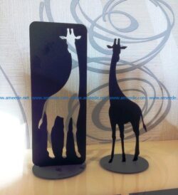 Giraffe souvenirs file cdr and dxf free vector download for Laser cut Plasma
