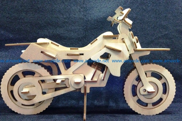 Plywood motorbike file cdr and dxf free vector download for Laser cut