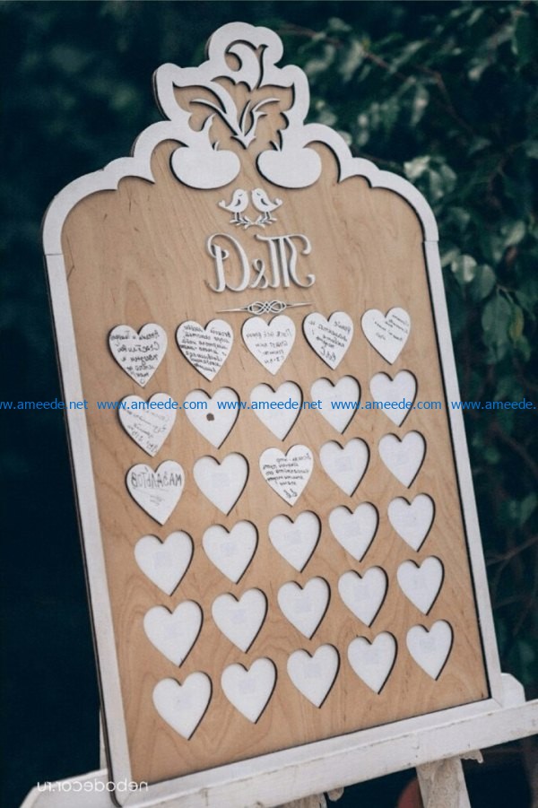 Stand for wishes file cdr and dxf free vector download for Laser cut