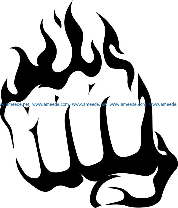 Steel fists file cdr and dxf free vector download for print or laser engraving machines