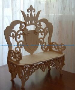 Throne file cdr and dxf free vector download for Laser cut CNC