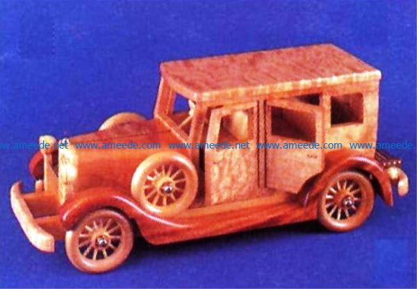 Toy car Mercedes Benz 770 file cdr and dxf free vector download for Laser cut CNC