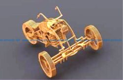 Tricycle model file cdr and dxf free vector download for Laser cut