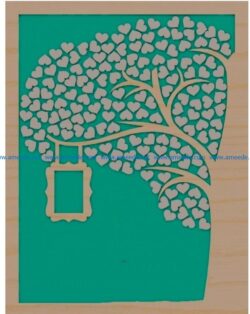 Wedding tree file cdr and dxf free vector download for Laser cut