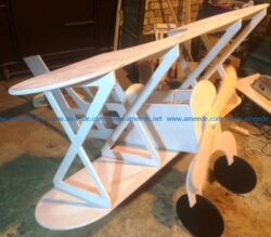 biplane file cdr and dxf free vector download for Laser cut